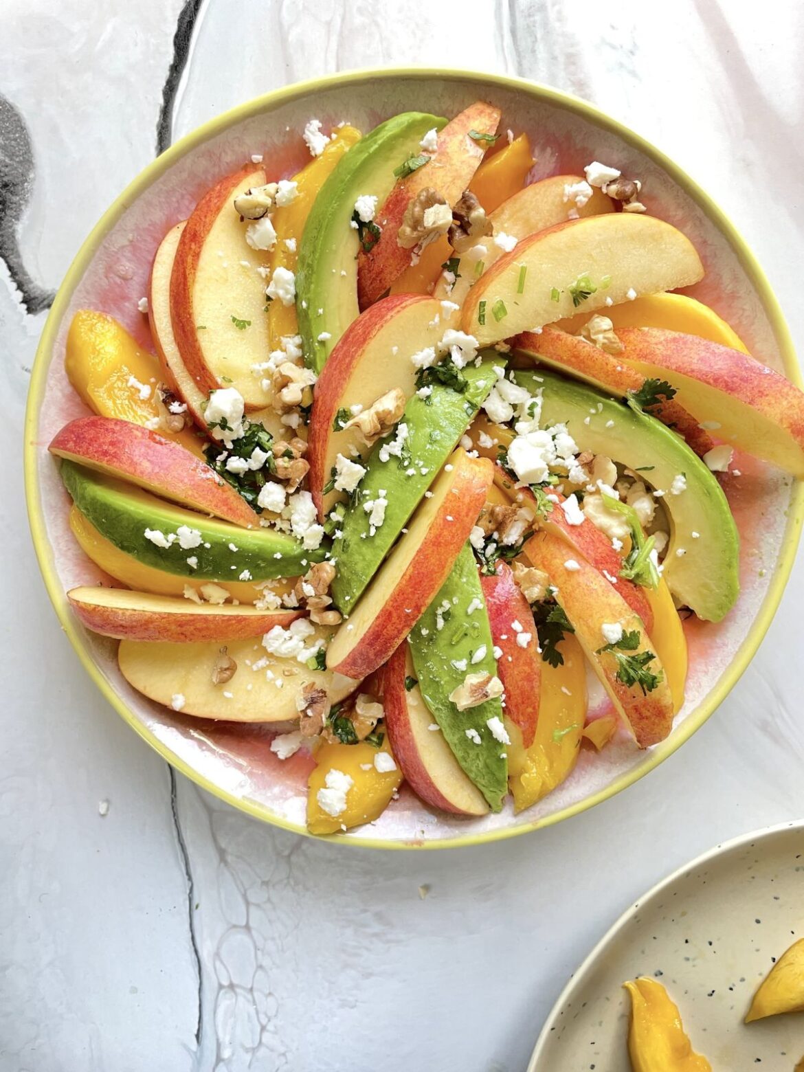 Mango Avocado Salad With Apples and Feta Cheese